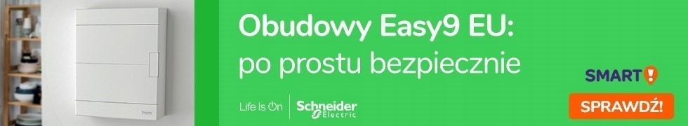 Obudowa podtynkowa, Easy9 EU IP40 EZ9EU-1-8-PT-P drzwi białe 1 rząd 8 moduł