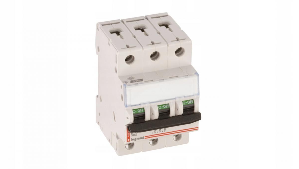 LEGRAND Wyłącznik nadprądowy S 303 3P D 10A 6000A TX3