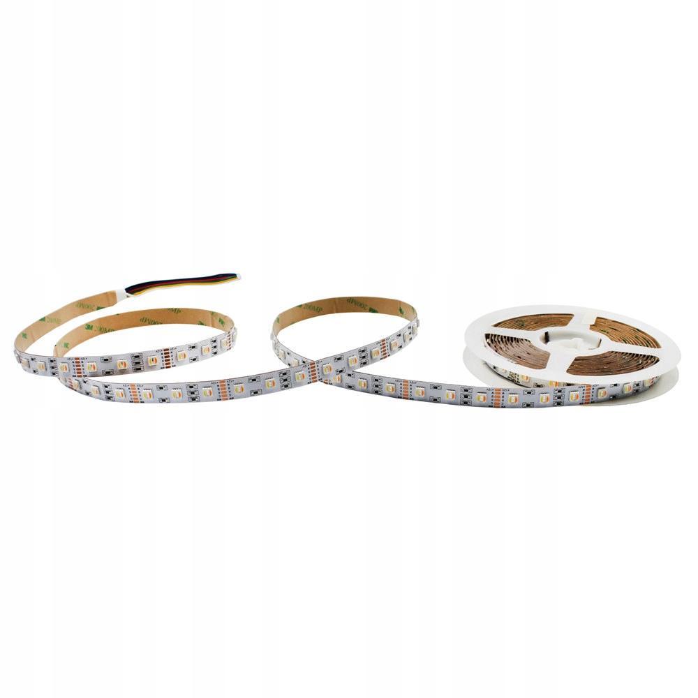 Taśma LED NEXTEC ST, 24V, 5050, 24W, 60 LED 5in1, IP20, RGB+CCT, 5m, 12mm