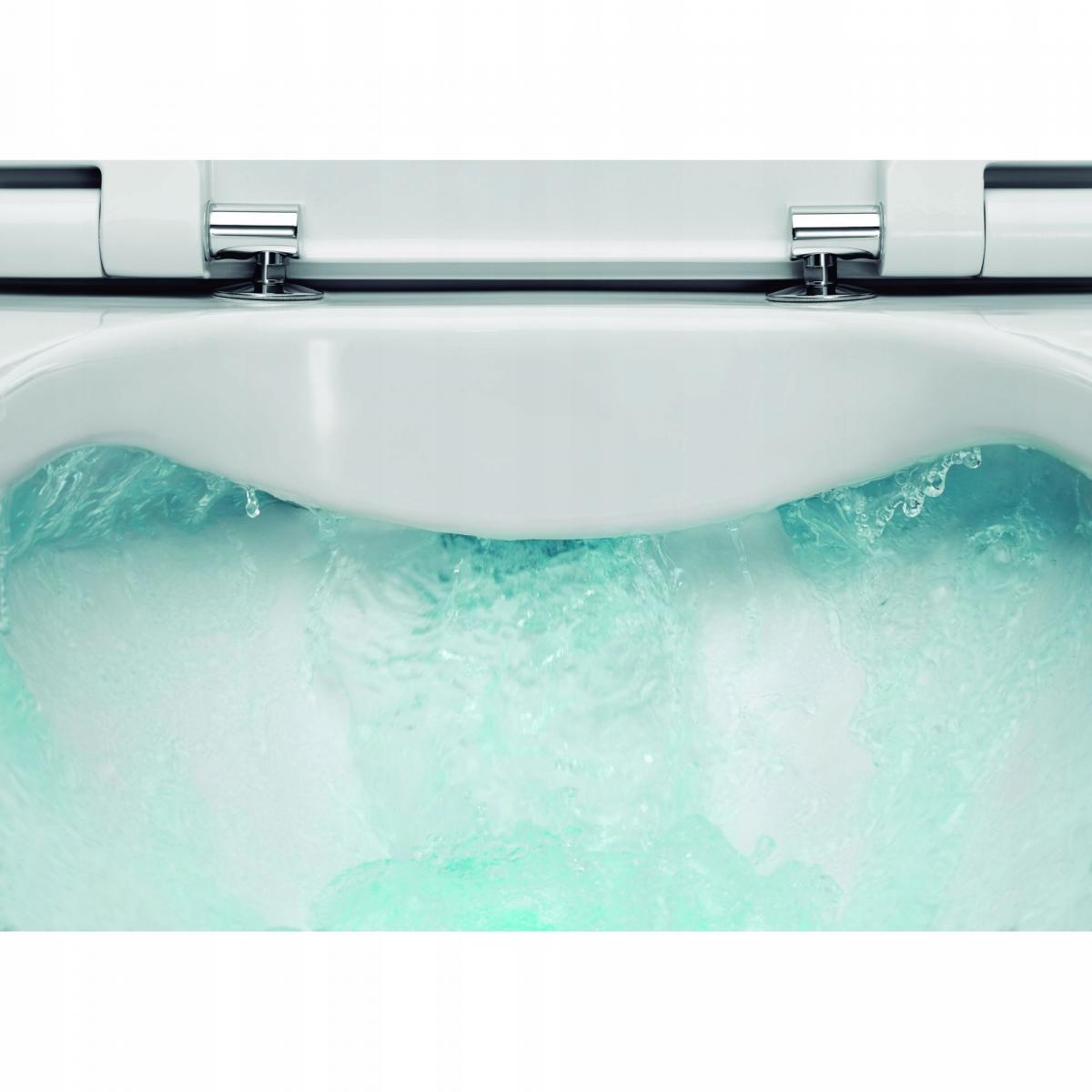 Zestaw stelaż WC Duplo One + miska WC GAP SQUARE COMPACTO Rimless z deską