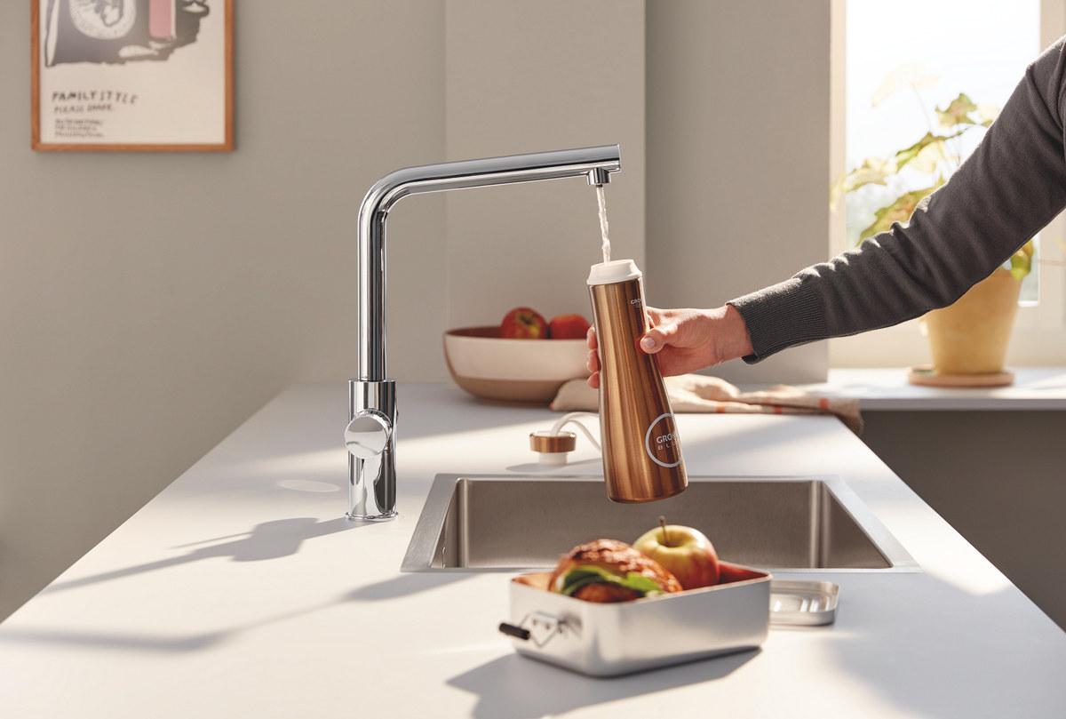 Bateria filtrująca Grohe Blue Pure Eurosmart z obracaną w zakresie 150 wyl