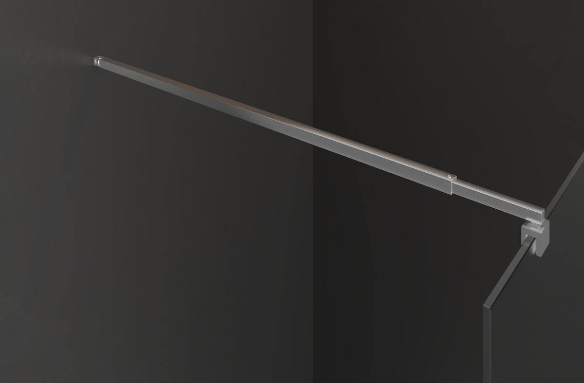 KABINA WALK-IN II 120X200CM TRANSP 8MM SHINY-GLASS CHROM