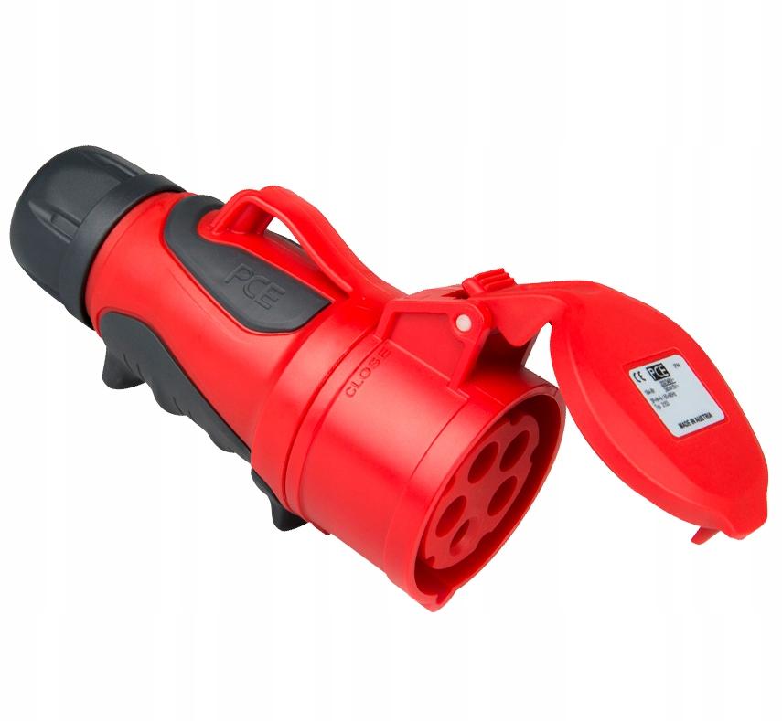 PCE Gniazdo przenośne 32A 5P 6h GRIP IP44