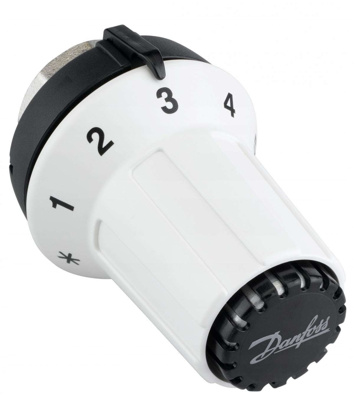 Zestaw termostatyczny lewy(dwa zawory + głowica) Danfoss X-tra Collection d