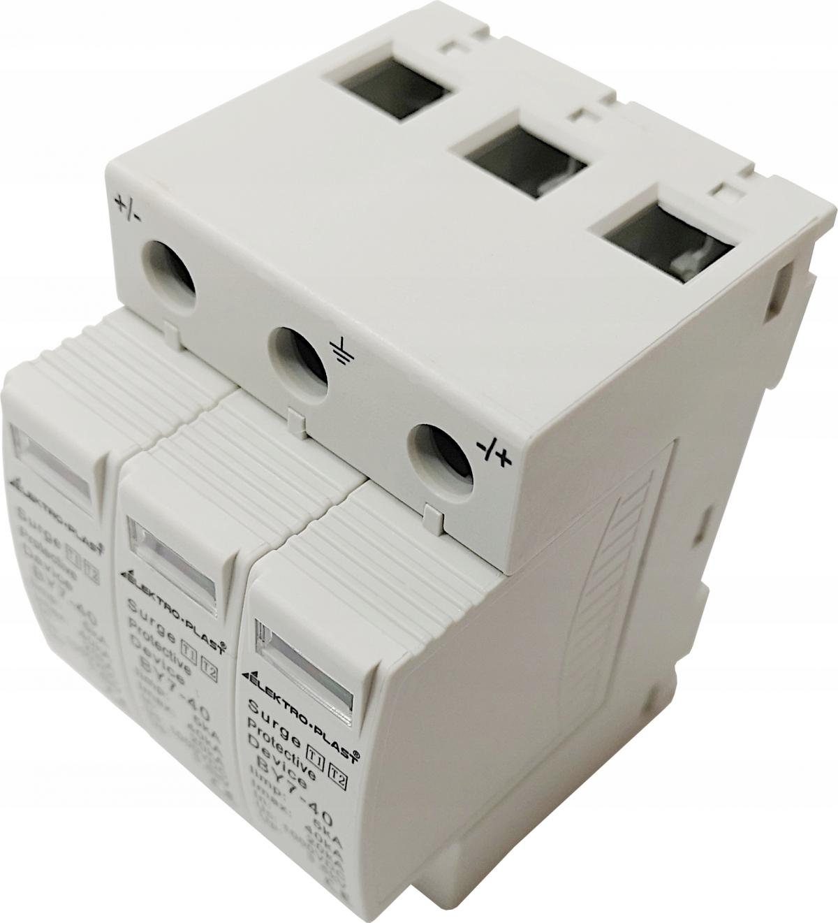 ELEKTRO-PLAST OPATÓWEK Ogranicznik przepięć PV 3P (T1+T2 DC) BY7-40 1000VDC