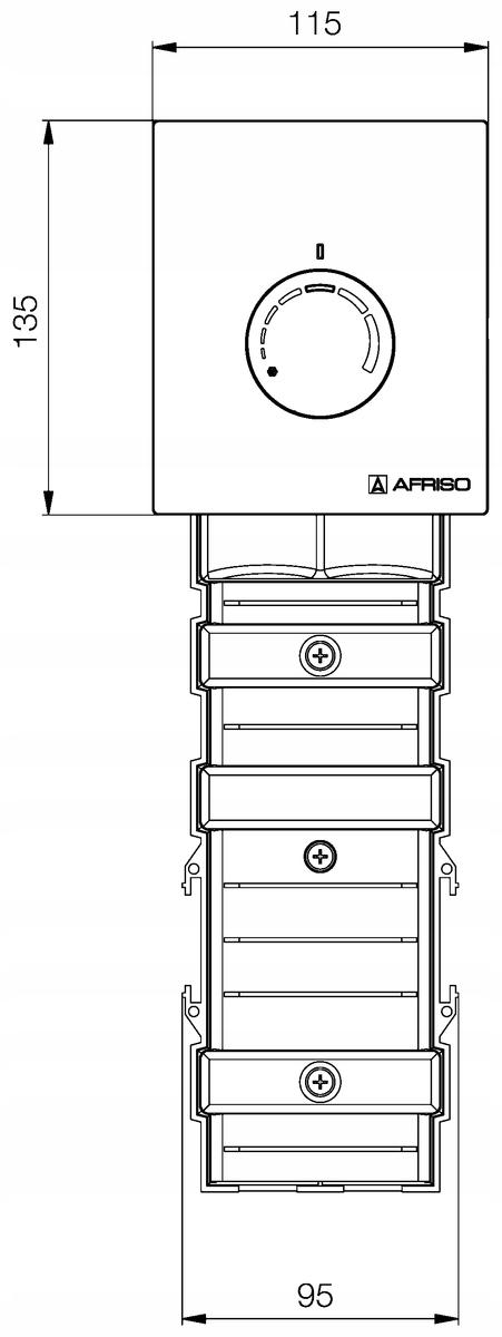 AFRISO-ZESTAW RTL-BOX 324 VARIO TERM.P/T 78330