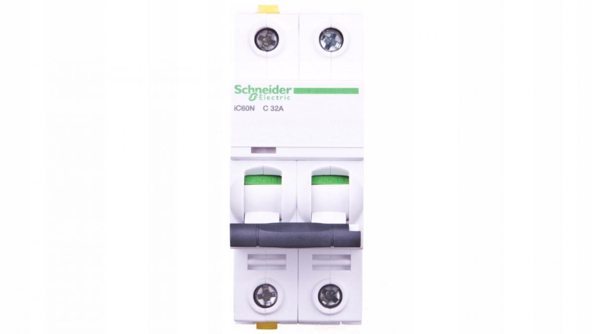 SCHNEIDER ELECTRIC Wyłącznik nadprądowy iC60N-C32-2 C 32A 2-biegunowy