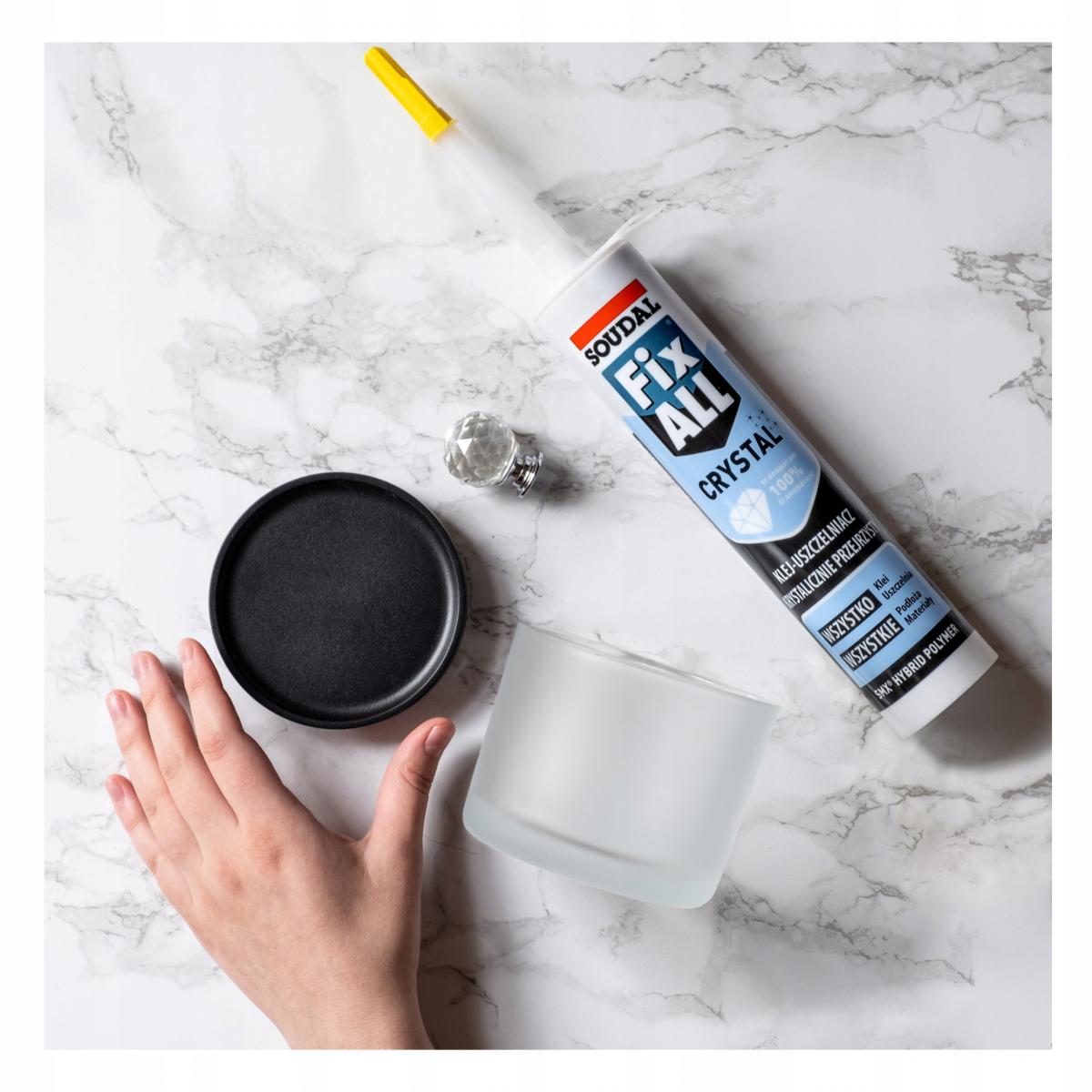 SOUDAL Fix all crystal 290ml bezbarwny klej-uszczelniacz hybrydowy