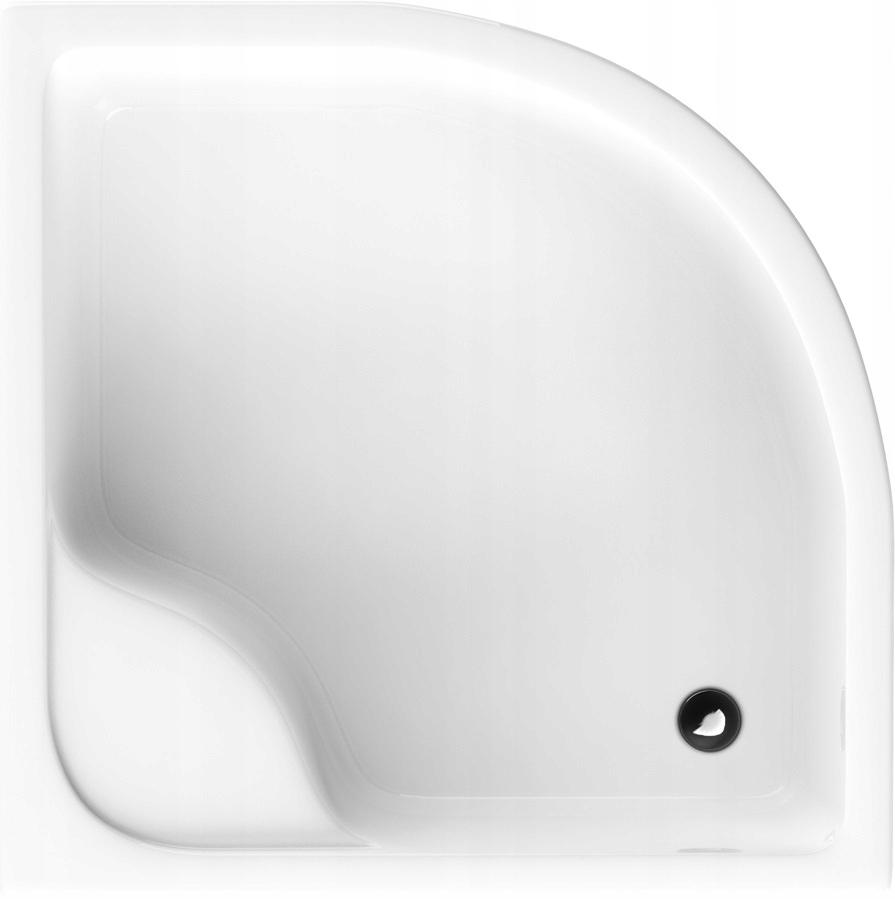 Brodzik akrylowy standard Doris półokrągłyR55 80x80 głębokość 28 cm 3.222.