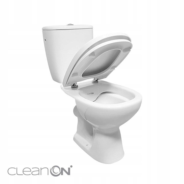Kompakt 613 Arteco New CleanOn 3/5 l,odpływ poziomy, deska duruplastowa, wo