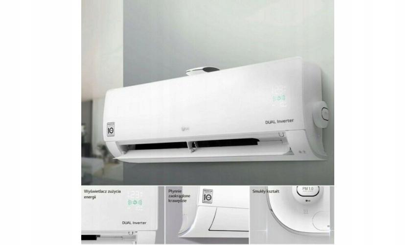 Klimatyzator LG DUALCOOL z oczyszczaczem powietrza 2.5kW jednostka zewnętrz