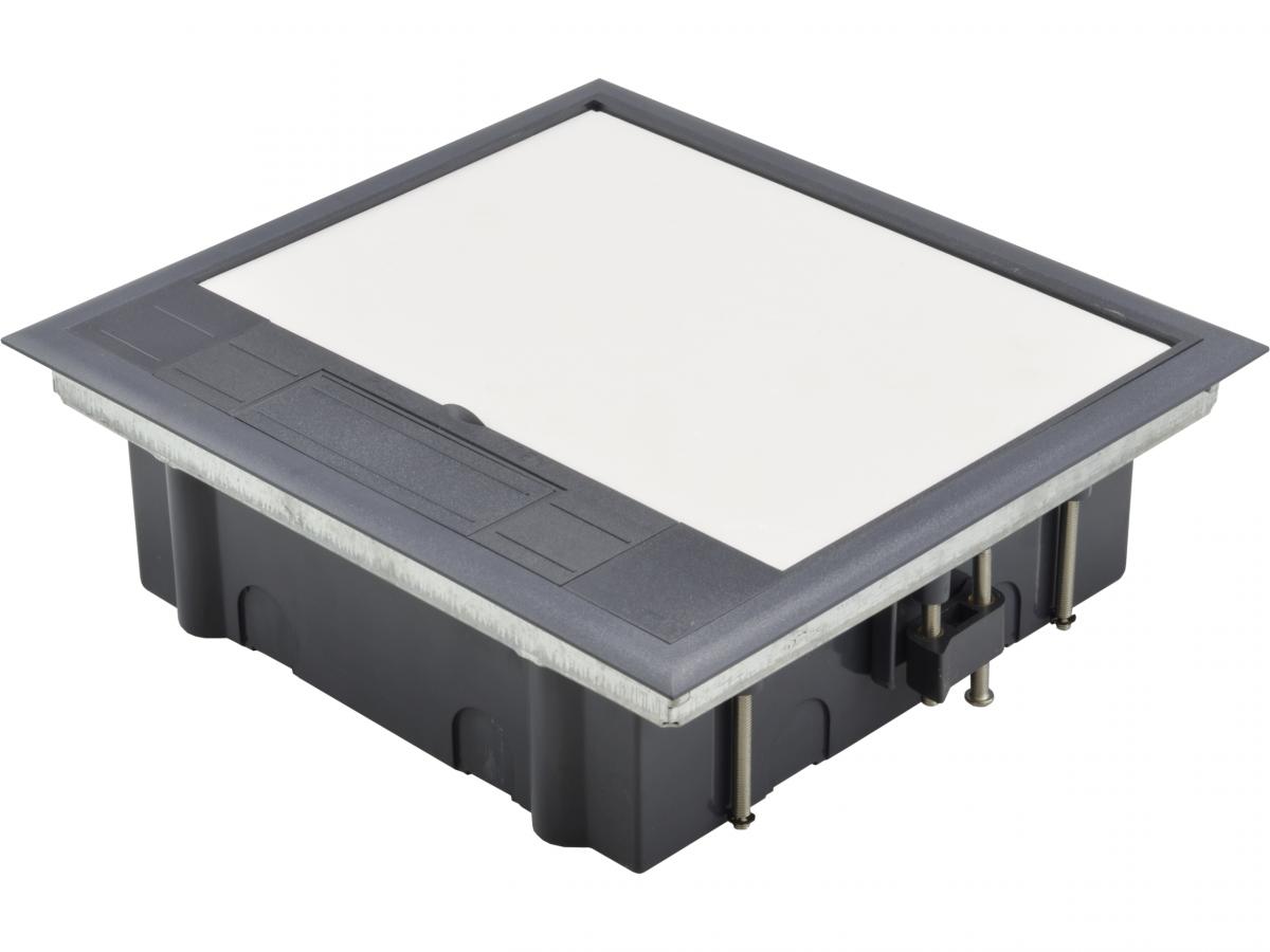 Puszka podłogowa (floorbox) 6M (45x45) regulowana głębokość, do podłogi tec