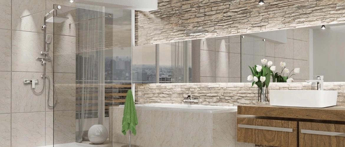 VALVEX Bateria wannowa Loft ścienna dwuotworowa chrom