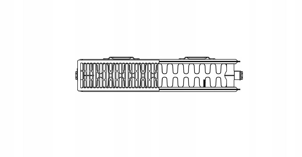 Grzejnik stalowy KERMI C22 400x500 604W C 22 BOCZNY X2 48h