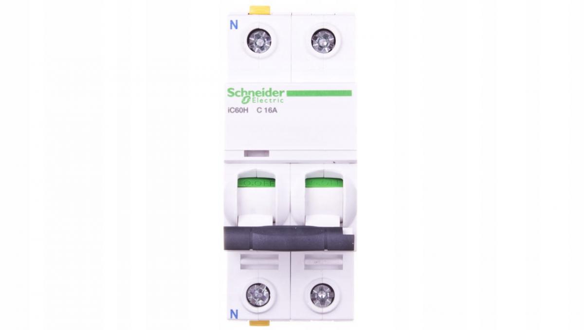 SCHNEIDER ELECTRIC Wyłącznik nadprądowy iC60H-C16-1N C 16A 1N-biegunowy