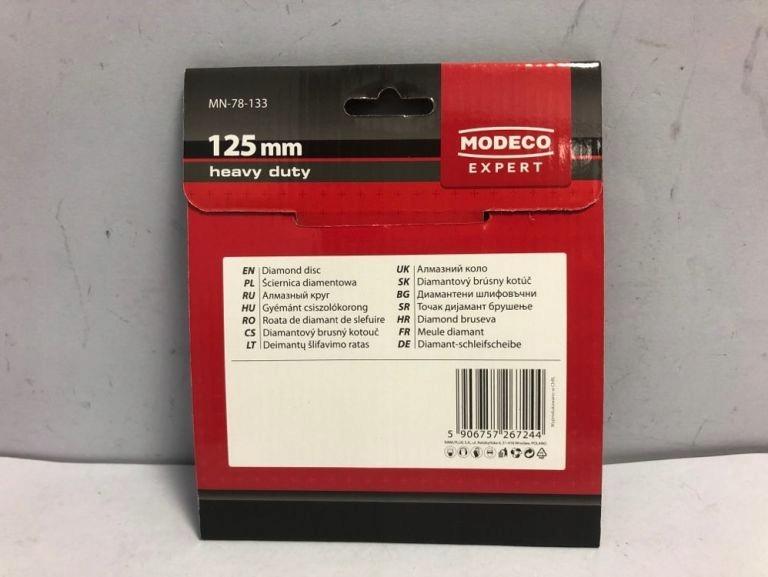 MODECO EXPERT ŚCIERNICA DIAMENTOWA, SEGMENTOWA 125 MM [EXPERT]