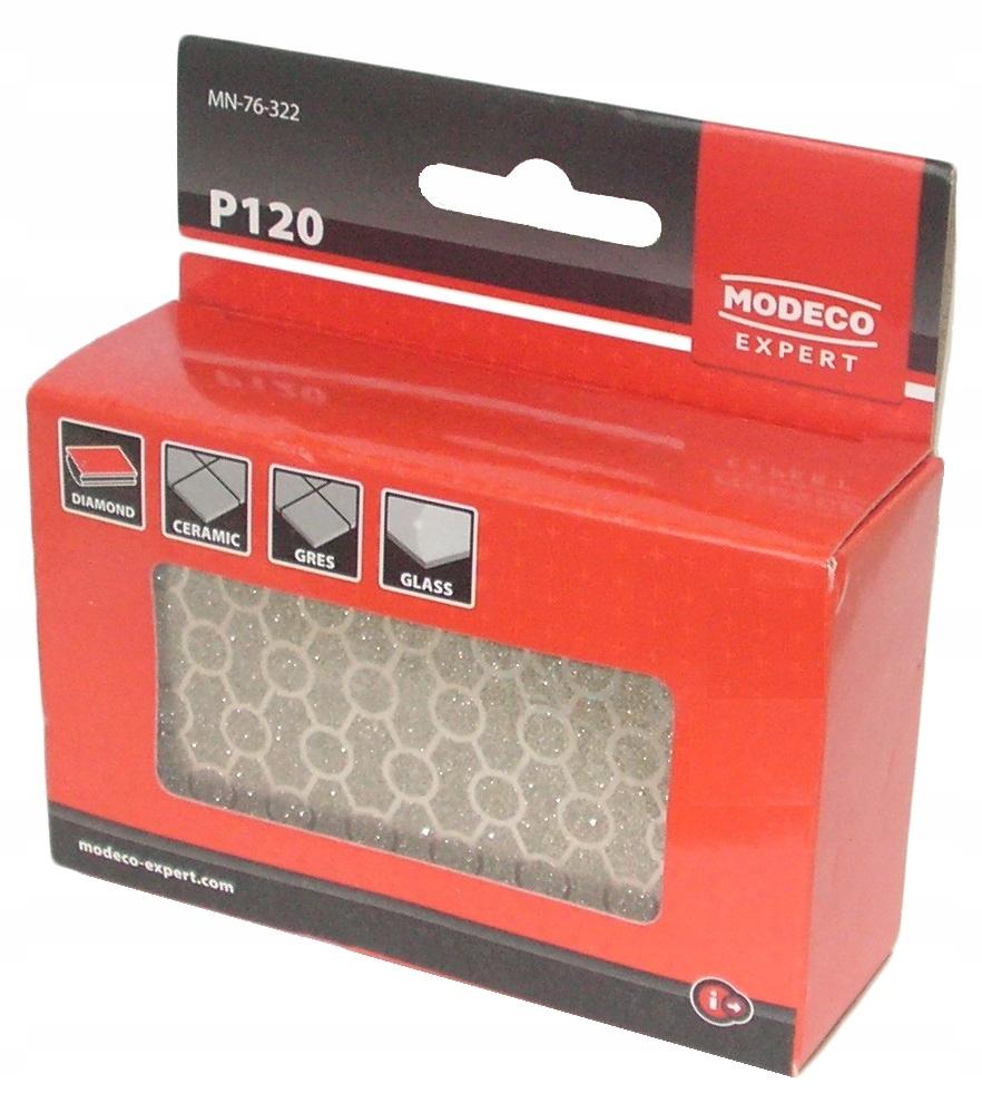 MODECO EXPERT Gąbka diamentowa P120 ceramic gres glass