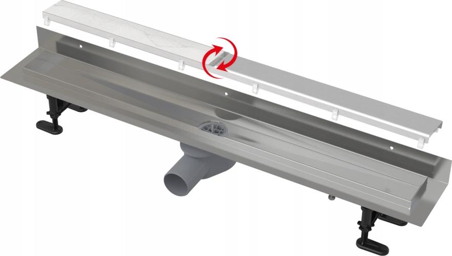 Odpływy liniowy ALCADRAIN Fit and Go Wall 750 mm