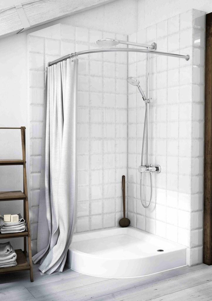 ONNLINE Brodzik Onnline 80x80 cm półokrągły R55 typ płytki16x80x80x5cm