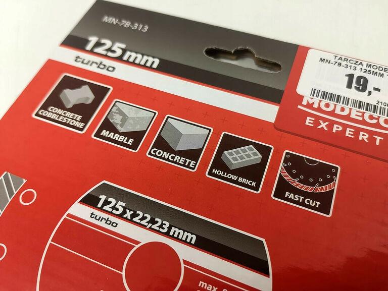 MODECO EXPERT ŚCIERNICA DIAMENTOWA, SEGMENTOWA 125 MM [EXPERT]