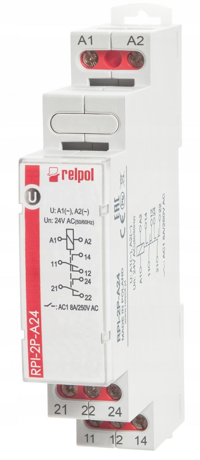 RELPOL Przekaźnik instalacyjny RPI-2P-A24