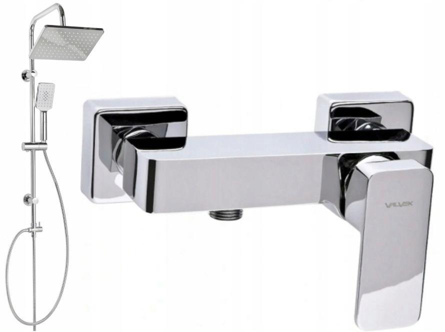 VALVEX Bateria prysznicowa Loft ścienna dwuotworowa chrom