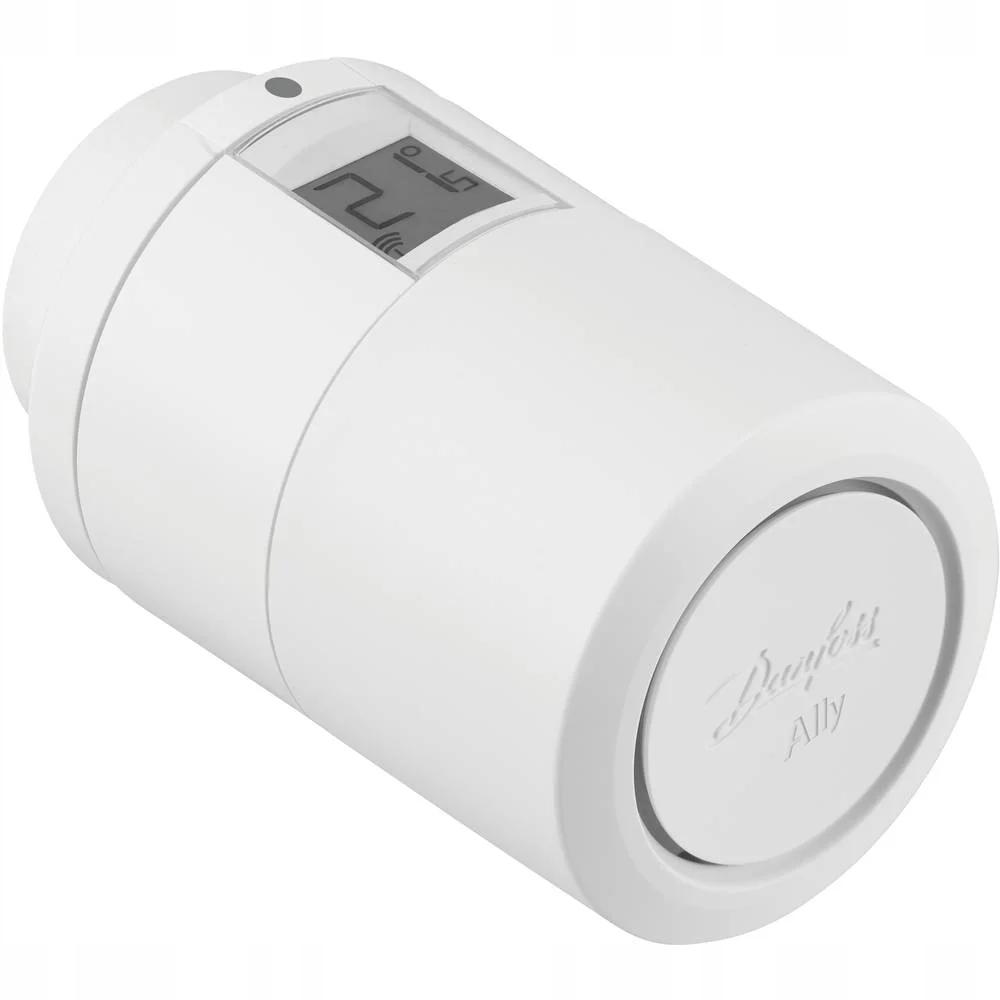 Głowica termostatyczna, Danfoss Ally, 4 adaptery: M30: RA: RAV: RAVL, 2.4 G