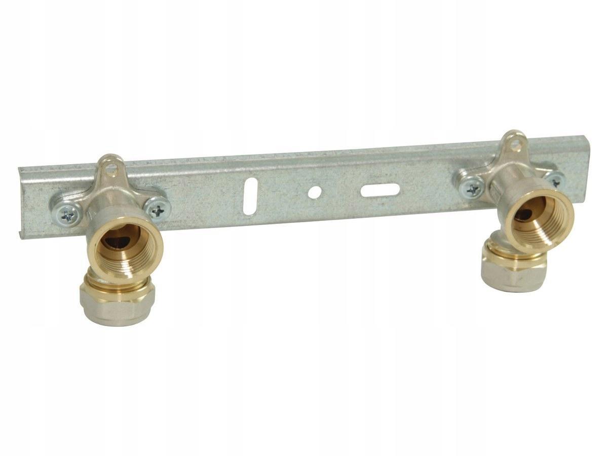 ONNLINE Płytka montażowa 150mm z kolankami skręc. GW 16mm x 1/2 Onnline