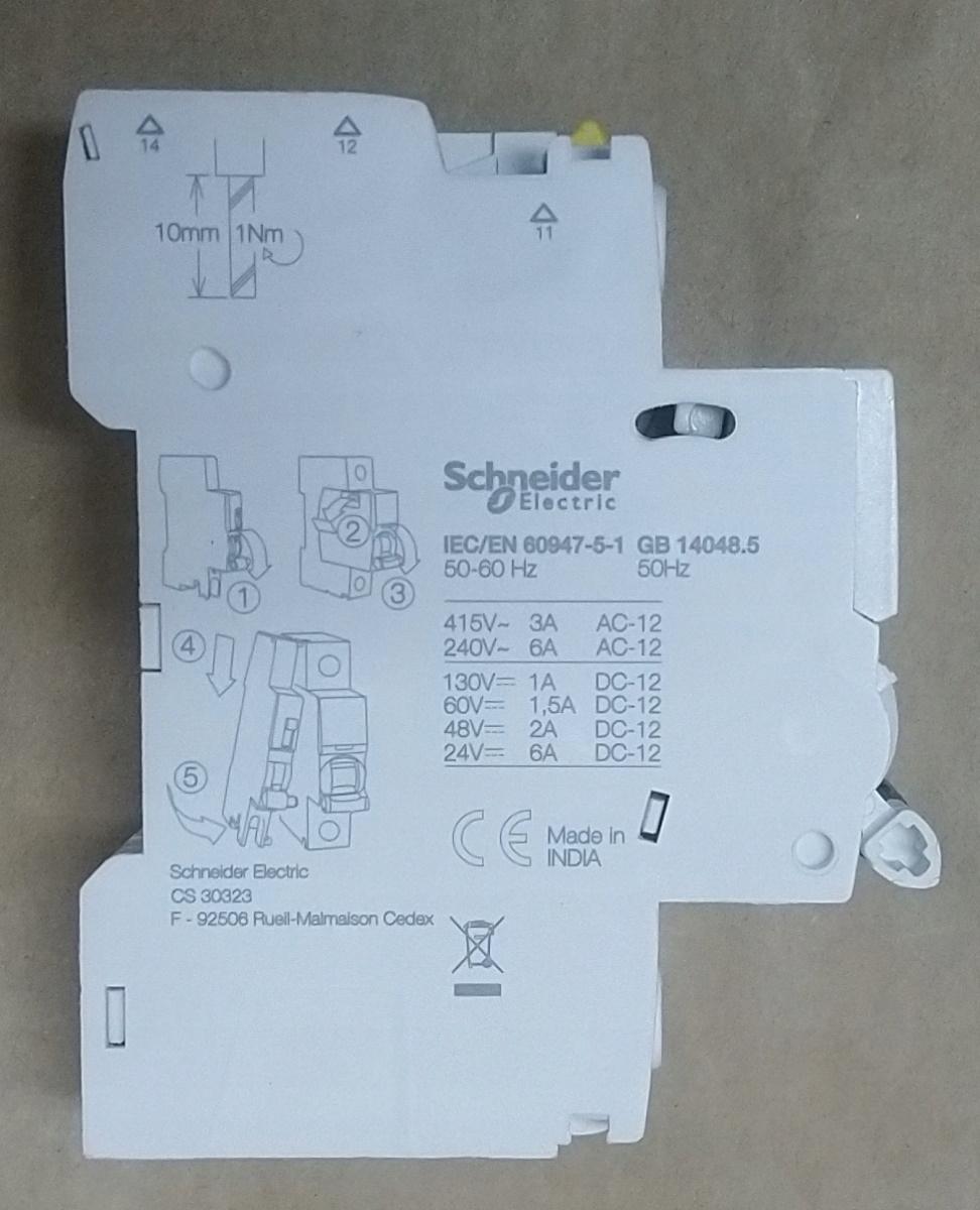 SCHNEIDER ELECTRIC Wyłącznik nadprądowy iC60H-C6-1 C 6A 1-biegunowy