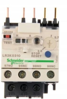 SCHNEIDER ELECTRIC Przekaźnik termiczny silnikowy 2,6-3,7A, LC1/LP1