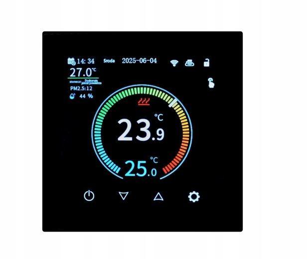 Regulator temperatury AURATON Octa - przewodowy, tygodniowy, cyfrowy z WiFi