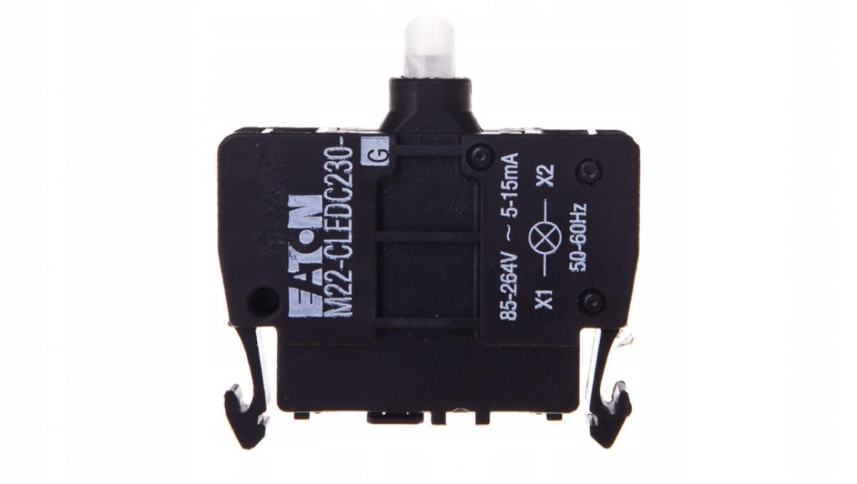EATON Dioda LED ziel U=230V moc tył zac spr M22-CLEDC230-G