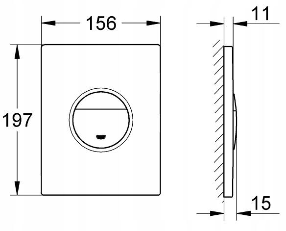 Zestaw podtynkowy WC Grohe RAPID SL 3 W 1 SET Stelaż przycisk kątowniki kpl