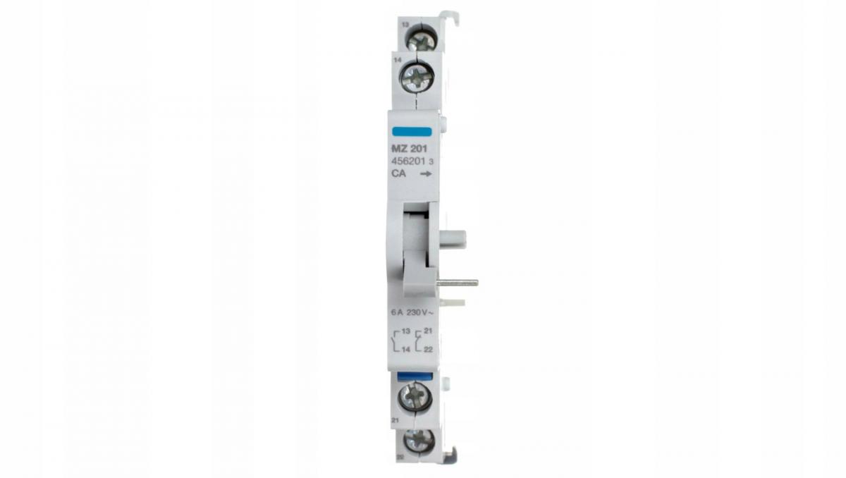 HAGER Styk pomocniczy do MCB, RCBO 1NO+1NC Ith=6A 230VAC