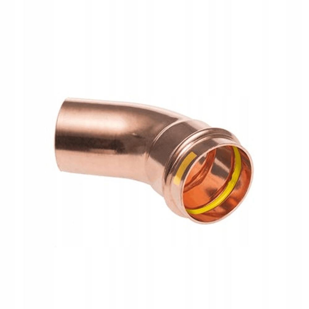 CONEX Łuk jednokielichowy 45 stopni 28mm B Press Gas