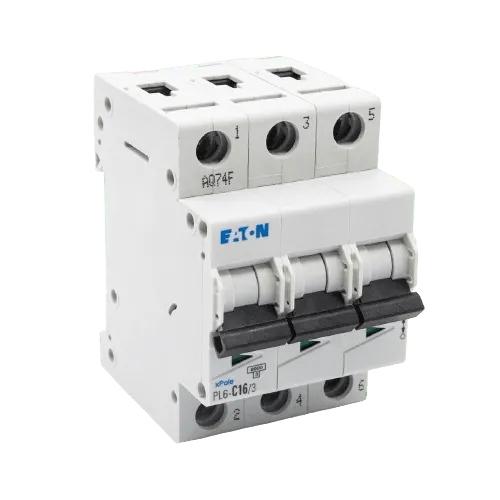 EATON Wyłącznik nadprądowy 6kA PL6-C16/3