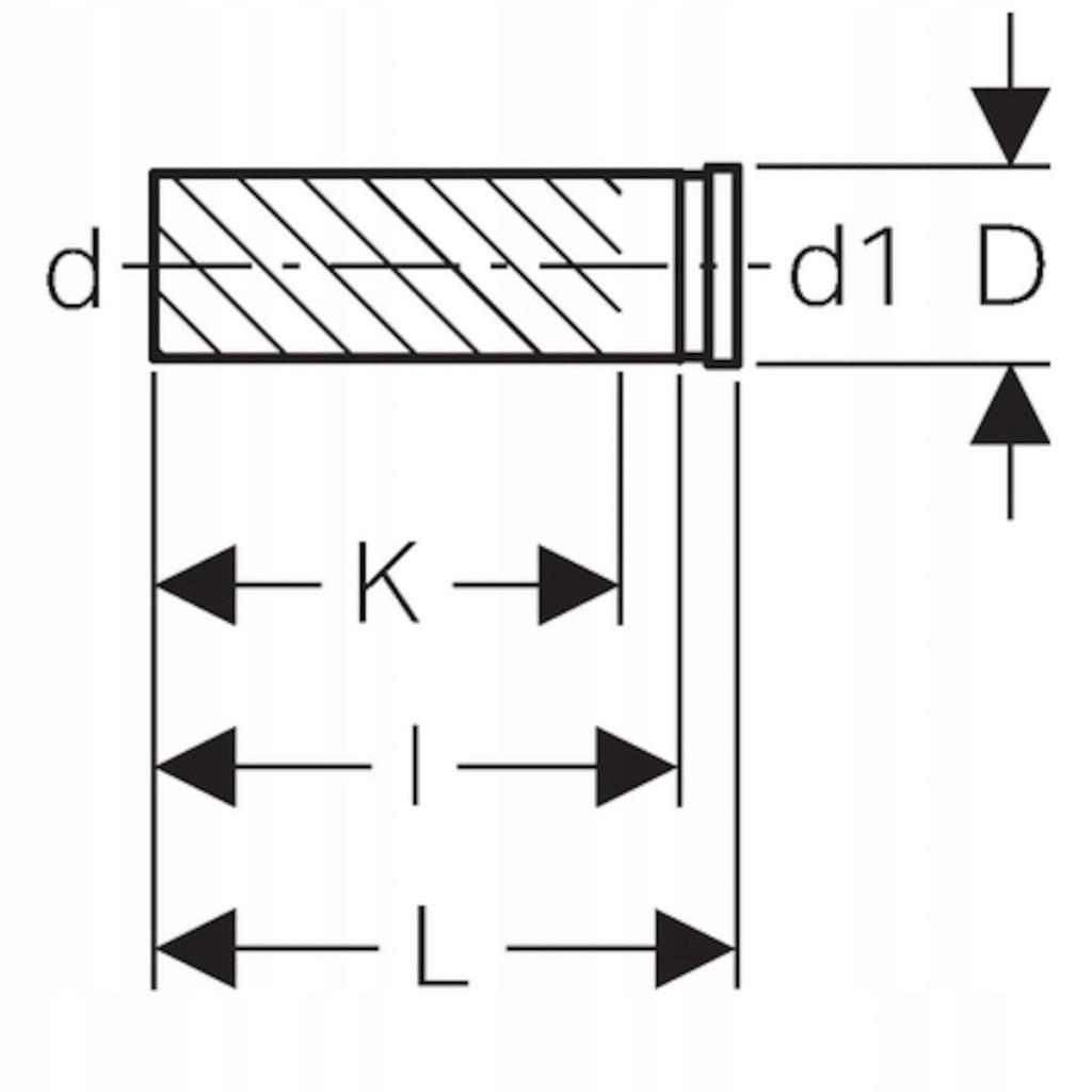 GEBERIT Króciec odpływowy PE do WC d110/90