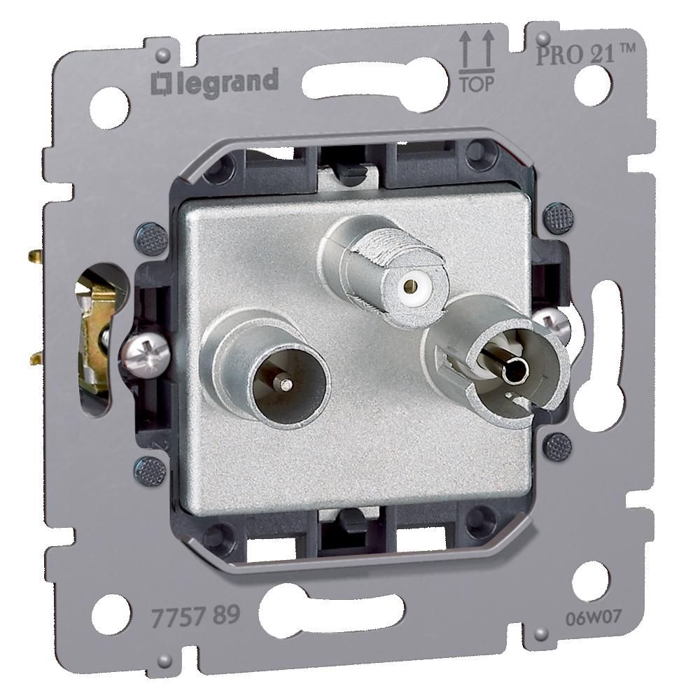 LEGRAND Gniazdo TV-RD-SAT gwiazda mechanizm Sistena Life