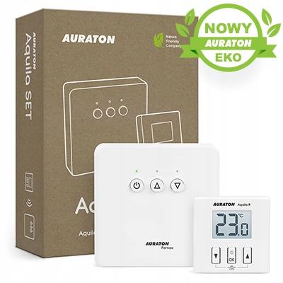 AURATON Aquila SET - Dobowy, bezprzewodowy regulator temperatury ze sterown