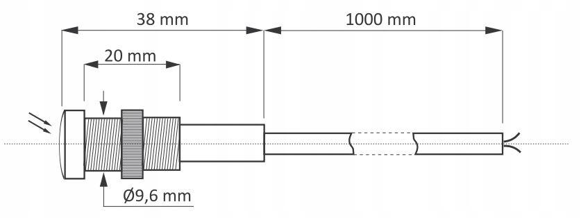 Automat zmierzchowy AZ-112-LED z zewnętrzną sondą, przekaźnik InRush16 A (1