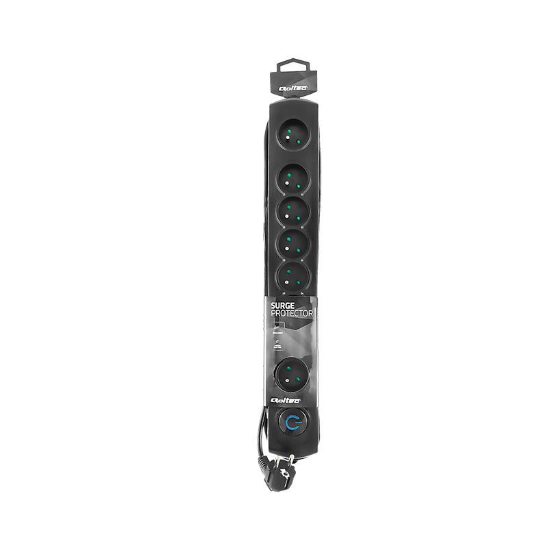 QOLTEC Listwa antyprzepięciowa Quick Switch 8 gniazd 3m