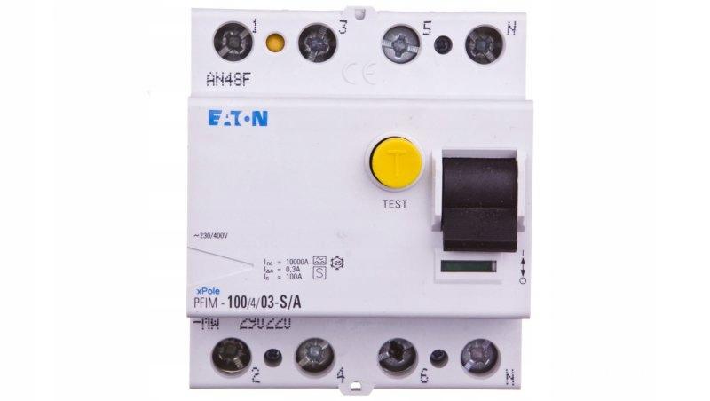 EATON Wyłącznik różnicowoprądowy PFIM PFIM-100/4/03-S/A