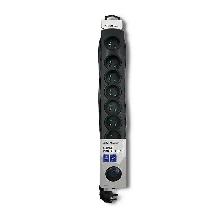 QOLTEC Listwa antyprzepięciowa Quick Switch 8 gniazd 3m