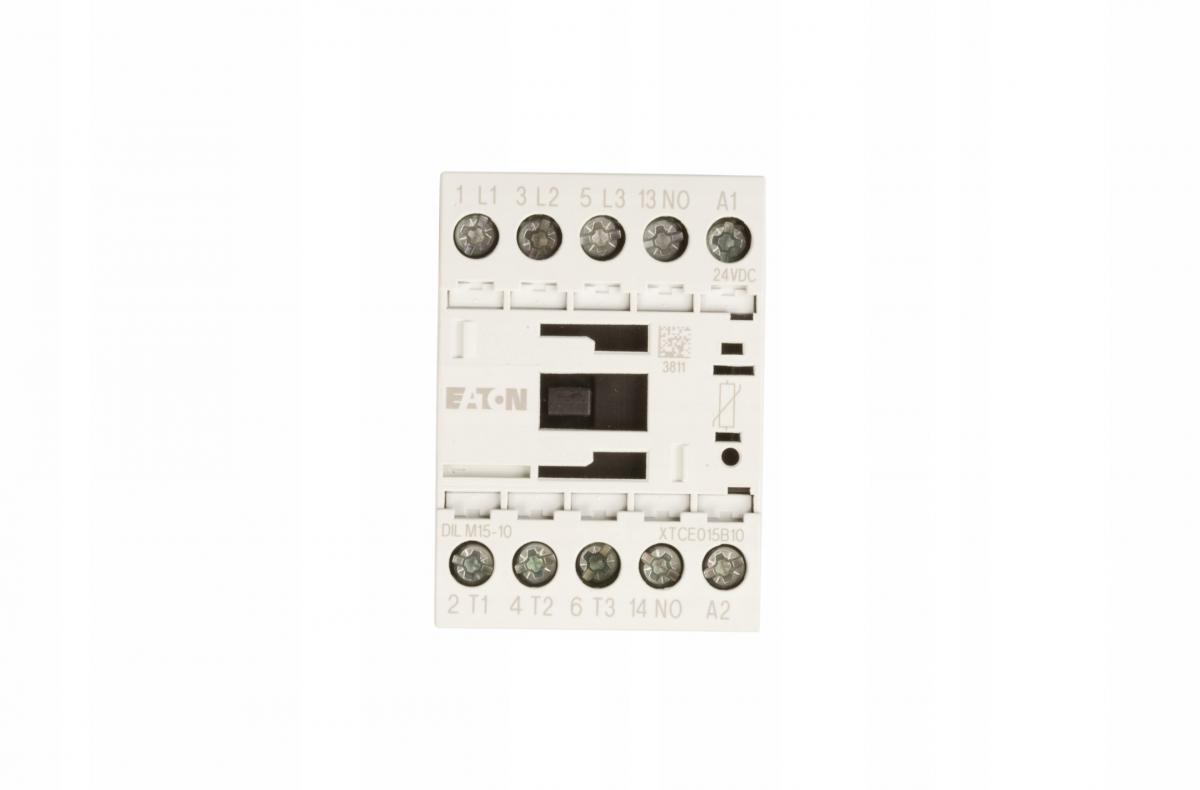 EATON Stycznik mocy I=15, 5A [AC-3] 1Z 0R DILM15-10(24VDC)