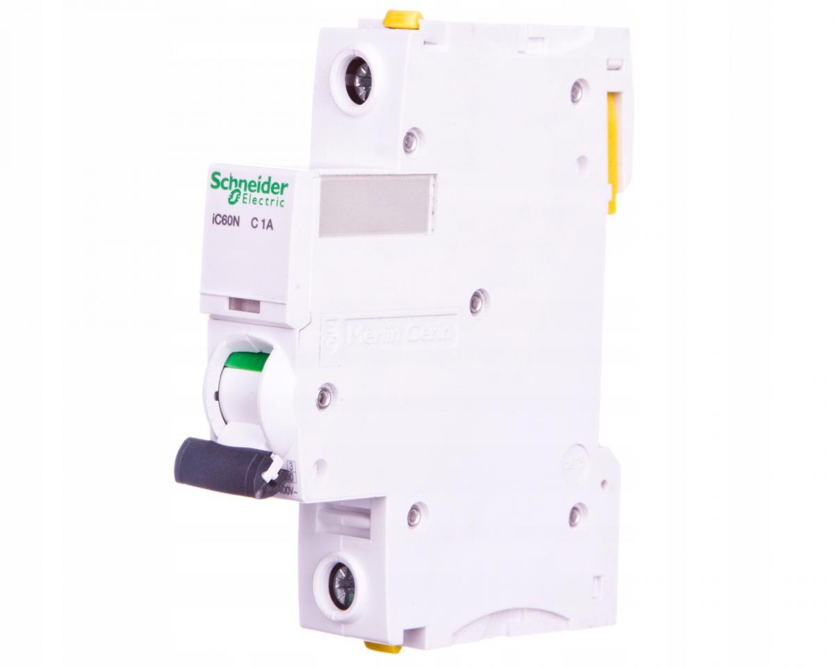 SCHNEIDER ELECTRIC Wyłącznik nadprądowy iC60N-C1-1 C 1A 1-biegunowy