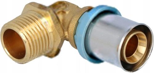 Kolano podłączeniowe PURMO CLEVERFIT z gwintem zewnetrznym 20x1/2 GZ