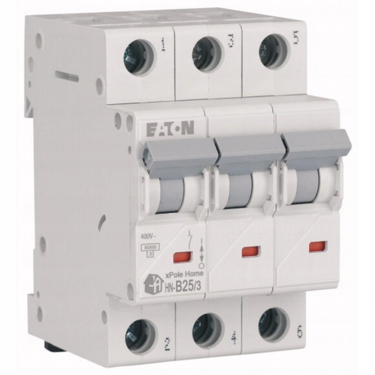 EATON Wyłącznik nadprądowy 6kA HN-C25/3