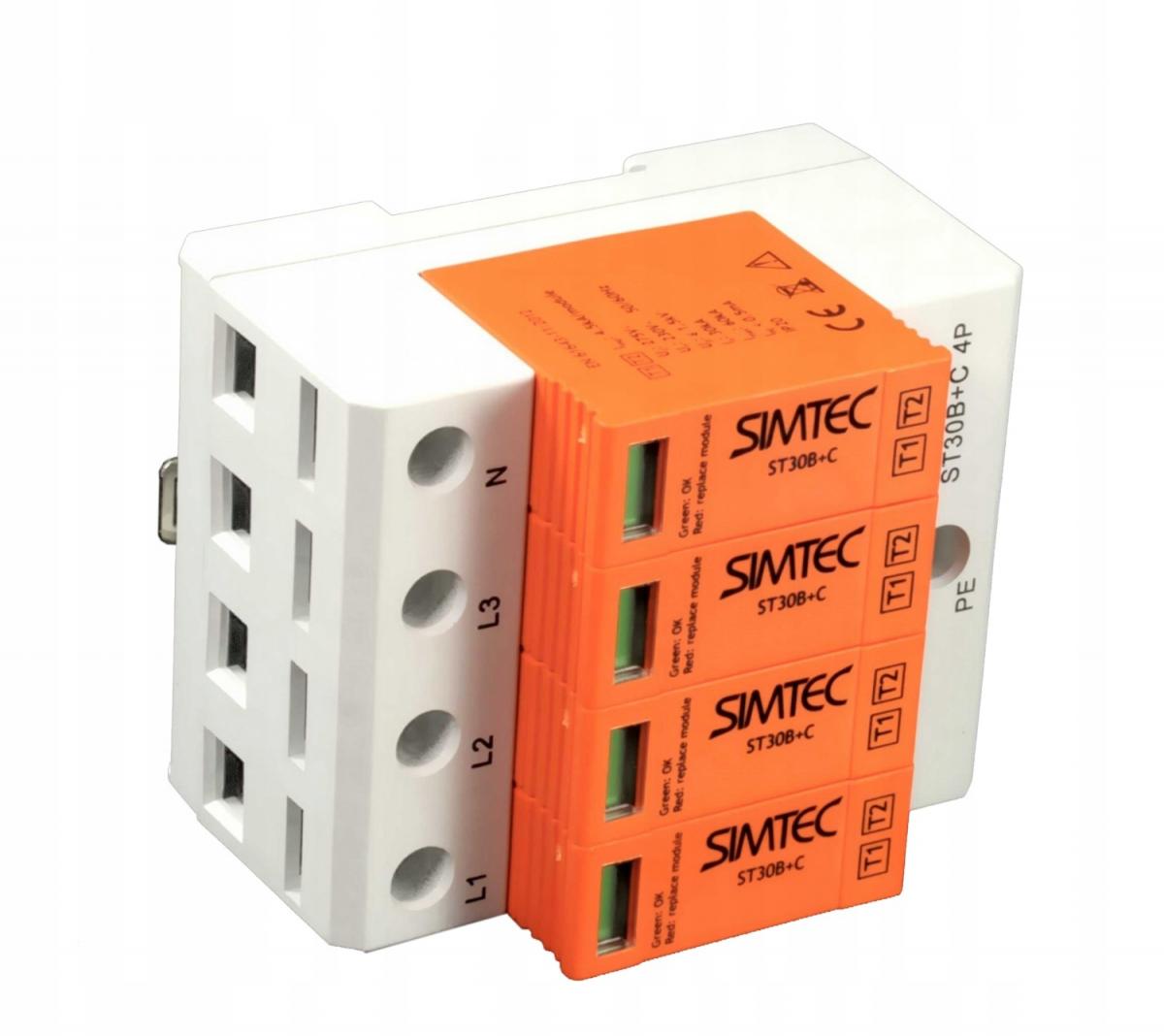 SIMET Warystorowy ogranicznik przepięć SIMTEC (B+C) ST30B+C4P