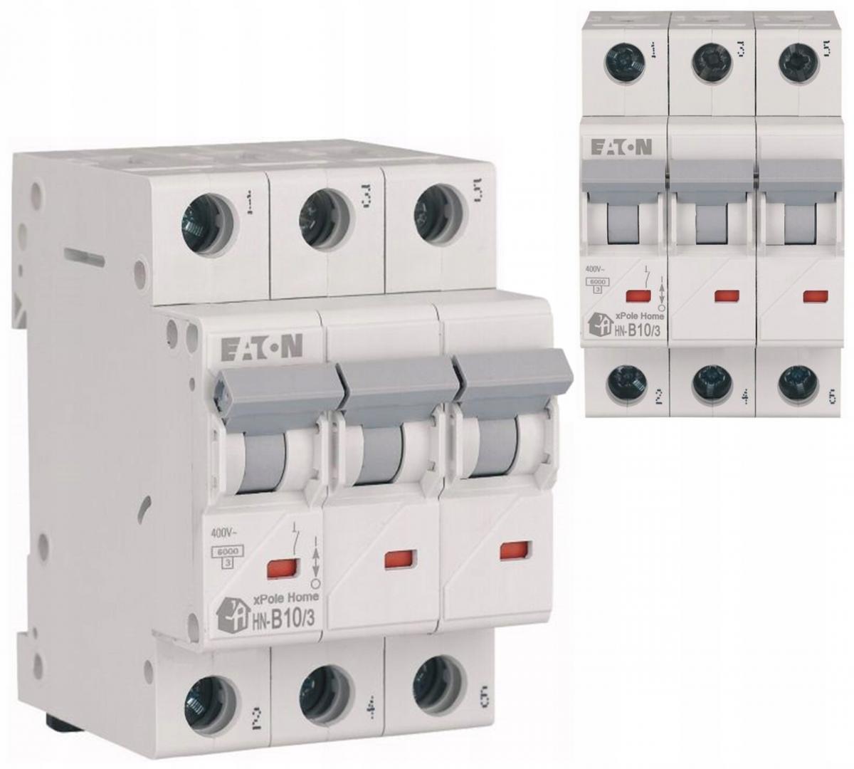 EATON Wyłącznik nadprądowy 6kA HN-B10/3
