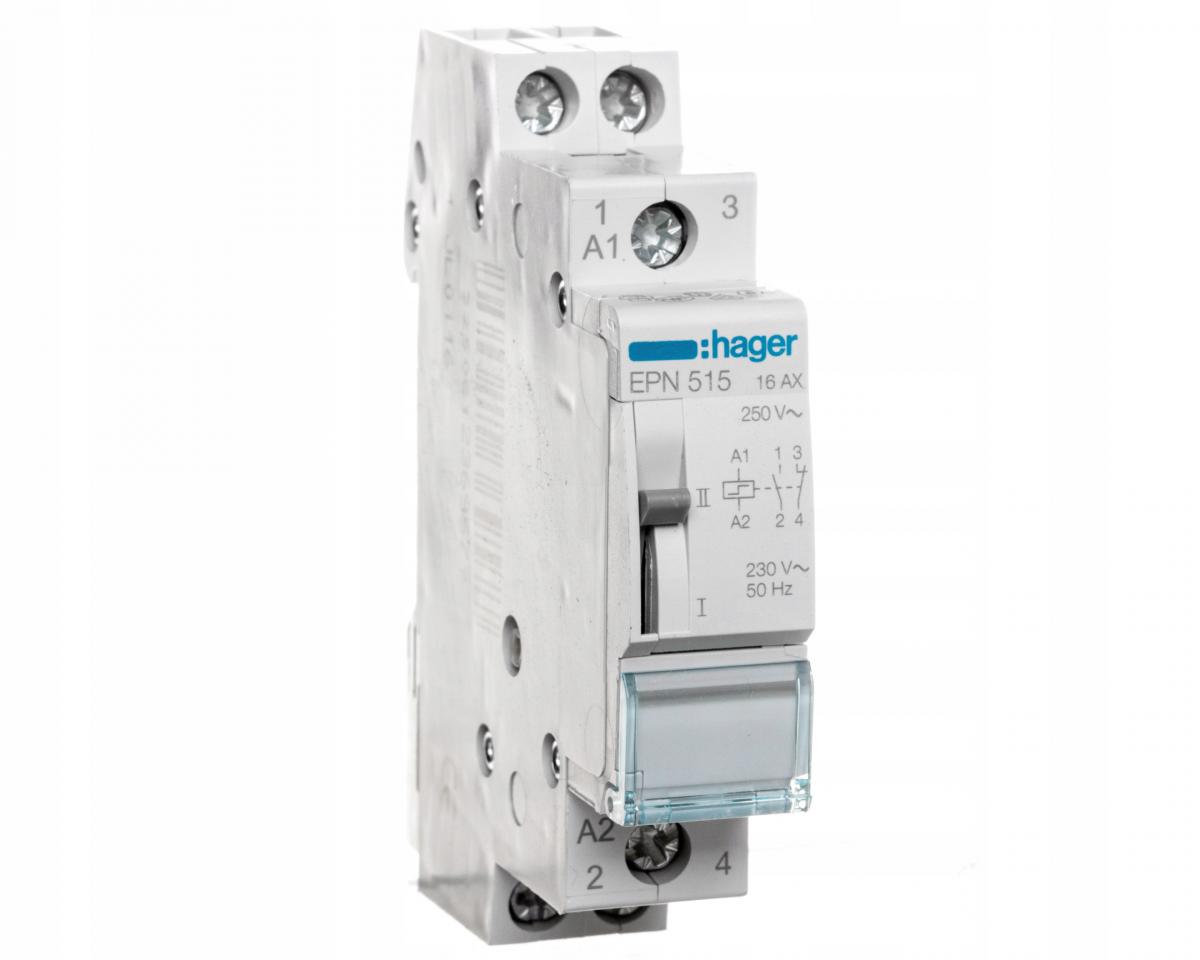HAGER Wyłącznik bistabilny 230V, 1Z+1R/16A